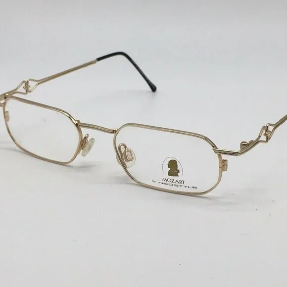 Mozart 412 822 NEOSTYLE Vintage 1990er Victorian Small Glasses Angular 46-16